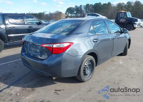 2016 Toyota Corolla Le z USA, uszkodzony, nr VIN 2T1BURHE5GC620280